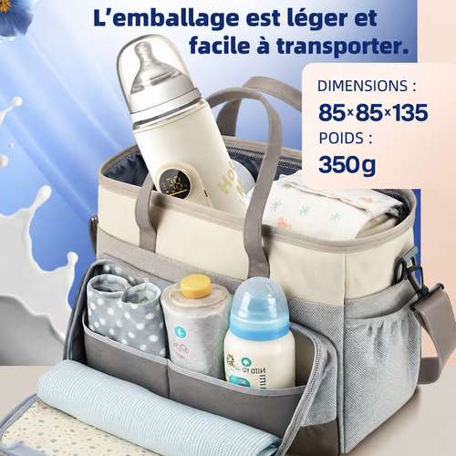 Le chauffe-biberon nomade qui vous suit partout — 5 températures, zéro stress !