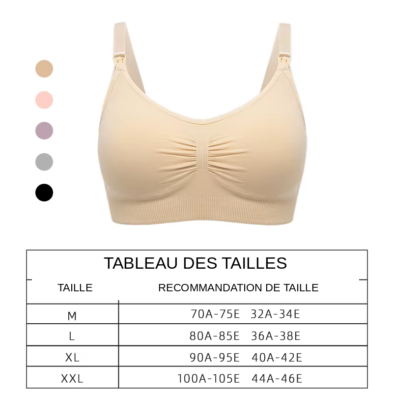 Enfin un Soutien-Gorge d'Allaitement Qu'on Oublie de Porter