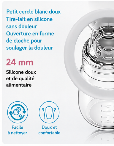 Stop à la Douleur — Tire-Lait Électrique Silencieux Haute Aspiration